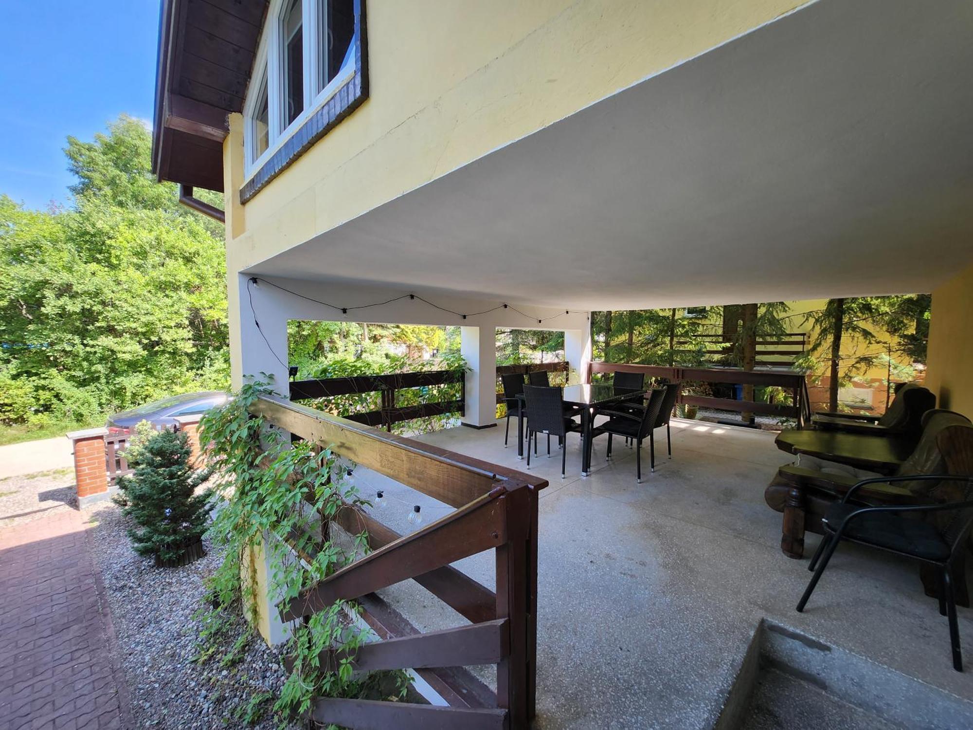 Duzy Dom Wilkasy Zalesie 100M Od Plazy Villa Exterior photo